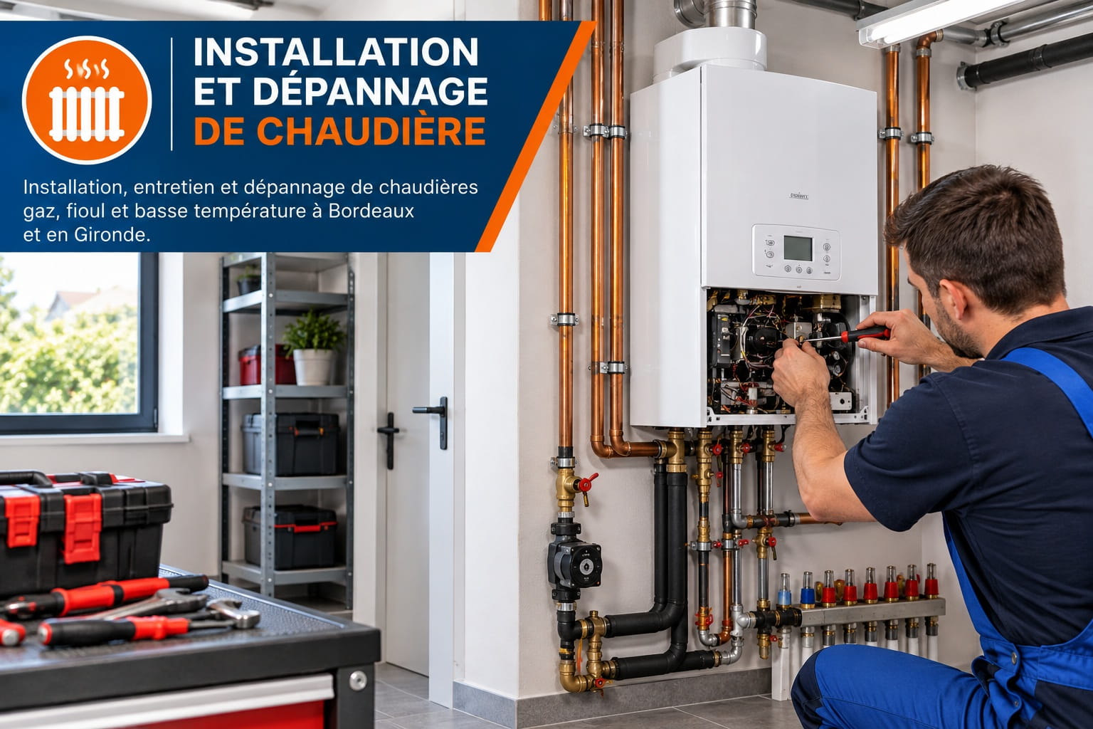 Chaudières et systèmes de chauffage à Bordeaux et en Gironde