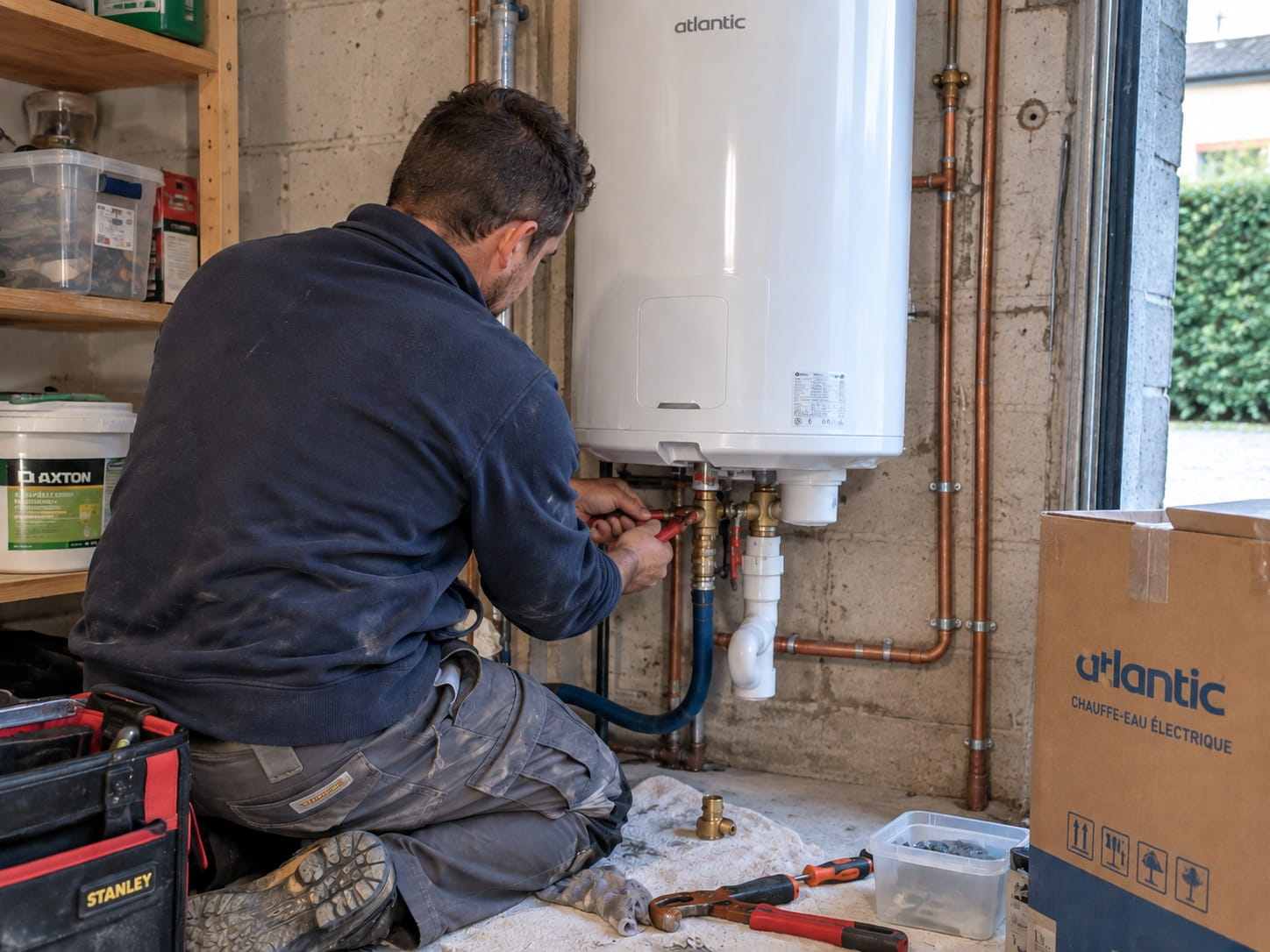 Installation d’un chauffe-eau à Saint-André-de-Cubzac – raccordement et mise en service