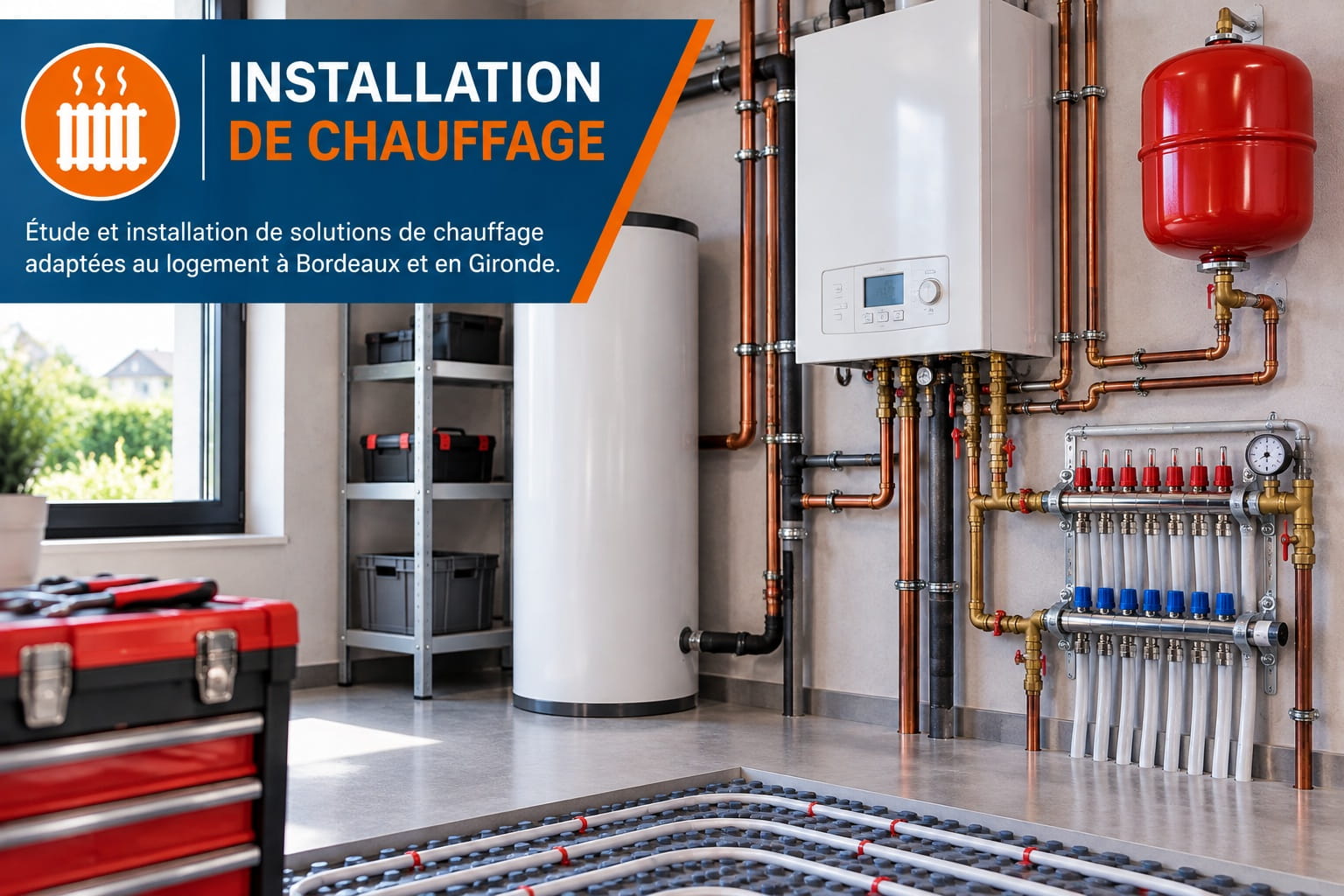Installation de chauffage à Bordeaux et en Gironde