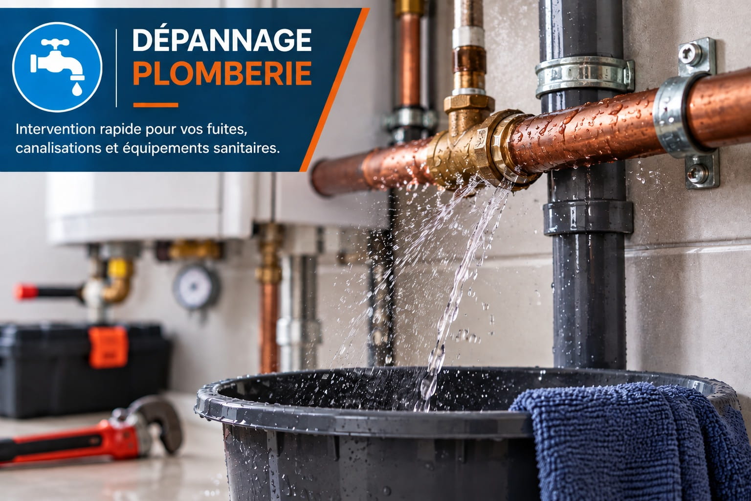 Dépannage plomberie à Bordeaux et en Gironde – intervention sur fuite et canalisation