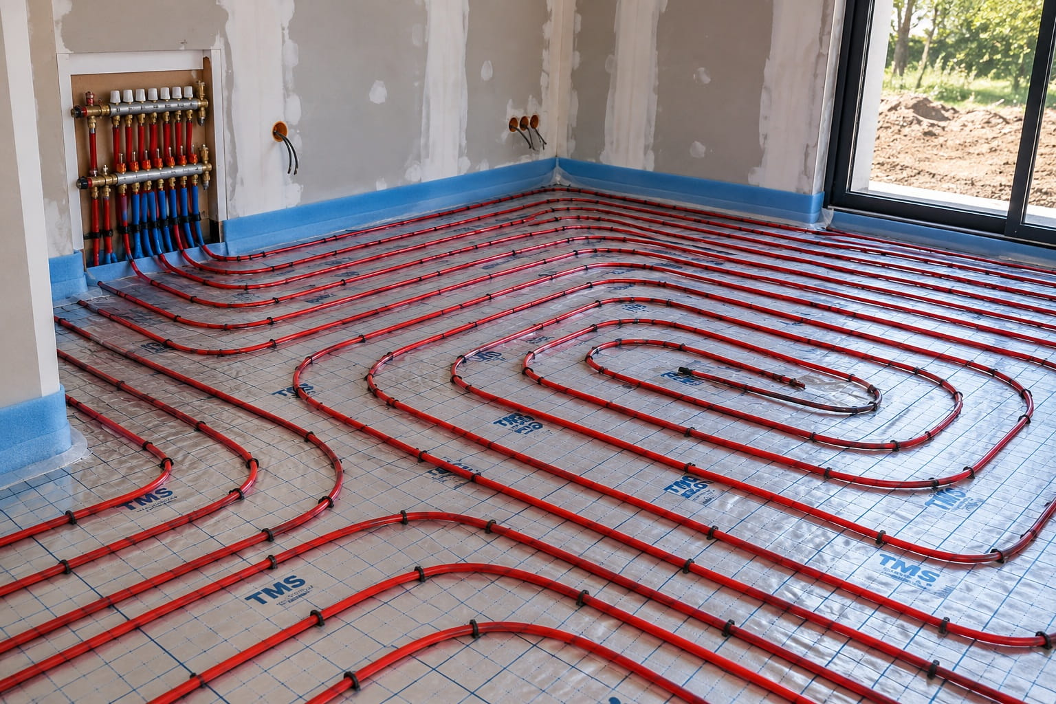 Installation d’un plancher chauffant à Saint-Sulpice-et-Cameyrac